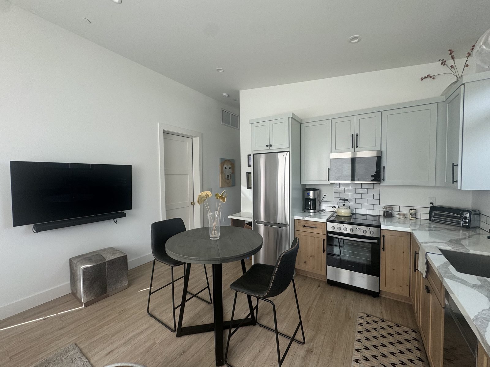 Dark walnut custom island kitchen remodel Reno NV