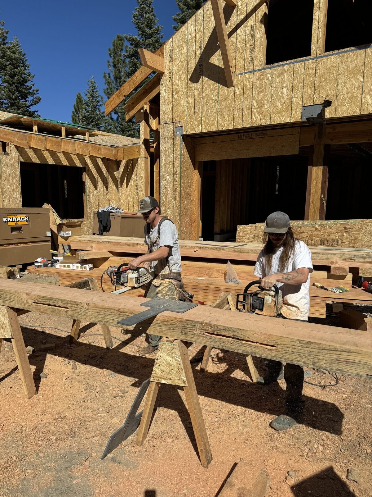 Custom timberwork in Truckee, CA by RCV Construction — project photo 10 of 24