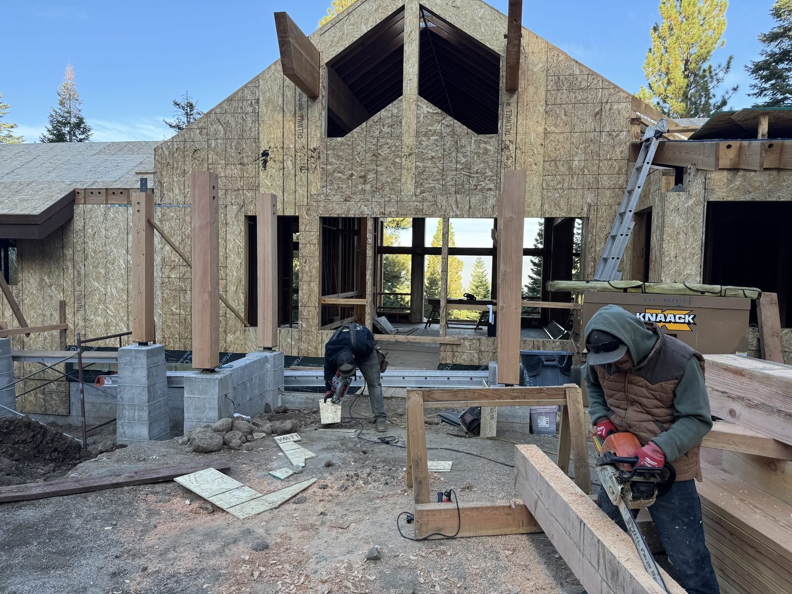Custom timberwork in Truckee, CA by RCV Construction — project photo 18 of 24